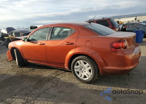 2012 Dodge Avenger Se z USA, uszkodzony, nr VIN 1C3CDZAB4CN276585
